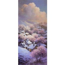 Pix Art Sanat Şirin Köy Pixart Sanat Elmas Mozaik Tablo Diamond Türkiye 22 x 50 cm