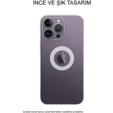 Case World Caseworld Apple iPhone 7 Plus ile Uyumlu Kapak Lens Koruması Kapalı Logo Kısmı Açık Şeffaf Silikon Kılıf