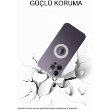 Kılıfmania Apple iPhone 12 Pro ile Uyumlu Kapak Lens Koruması Kapalı Logo Kısmı Açık Şeffaf Silikon Kılıf