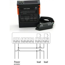 Yate10 Sht2000 220V 10A Isı Ve Nem Kontrolörü