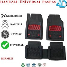 Beka52 Volkswagen Tiguan 2007 4d Havuzlu Universal Paspas Kırmızı