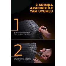 Beka52 Audi A3 Hb 2009 4d Havuzlu Universal Paspas Krom Gri