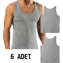 Maruf Shop 6 Adet Erkek % 100 Pamuk Askılı Klasik Atlet