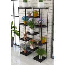 Armarks 11 Raflı Saksılık, Kış Bahçesi, Dekoratif Plastik Çiçek Saksılığı, Çiçek Saksı Standı