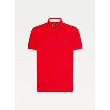 Tommy Hilfiger Polo Yaka Kırmızı Erkek T-Shirt