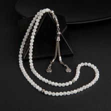 Osmanlı Doğal Taş Selenit Doğal Taş Tesbih 99LUK - 6mm