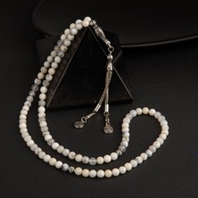 Osmanlı Doğal Taş Süt Opal Doğal Taş Tesbih 99LUK - 6mm