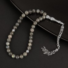 Osmanlı Doğal Taş Labradorit Doğal Taş Tesbih 33LÜK - 8mm