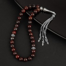 Osmanlı Doğal Taş Dragon Jasper Doğal Taş Tesbih 33LÜK - 8mm