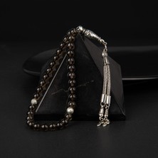 Osmanlı Doğal Taş Dumanlı Kuvars Doğal Taş Tesbih 33LÜK - 6mm