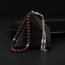 Osmanlı Doğal Taş Dragon Jasper Doğal Taş Tesbih 33LÜK - 6mm