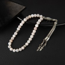 Osmanlı Doğal Taş Ay Taşı Doğal Taş Tesbih 33LÜK - 6mm