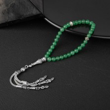 Osmanlı Doğal Taş Yeşil Aventurin Doğal Taş Tesbih 33LÜK - 6mm