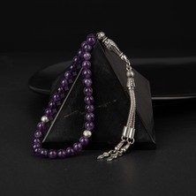 Osmanlı Doğal Taş Ametist Doğal Taş Tesbih 33LÜK - 6mm