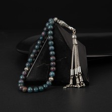 Osmanlı Doğal Taş Ruby Kiyanit Doğal Taş Tesbih 33LÜK - 6mm