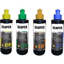 Slopes X10 Kalın X15 Ince Pasta X30 Hare ve X55 Boya Koruma Seti 250 ml