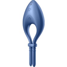 Satisfyer Bullseye Connect Blue App Kontrollü Ayarlanabilir Titreşimli Penis Halkası