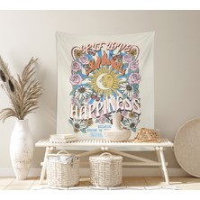 Jwk Home Happines Duvar Örtüsü ve Çift Taraflı Kırlent Takımı (2'li)