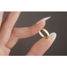 Nida Jewelry 925 Ayar Gümüş Isim Yüzük