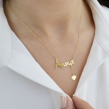 Nida Jewelry 925 Ayar Gümüş Amour Kolye