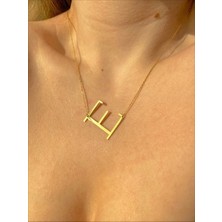 Nida Jewelry 925 Ayar Gümüş Harf Kolye