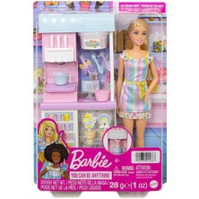 Barbie HCN46 Barbie Dondurma Dükkanı Oyun Seti