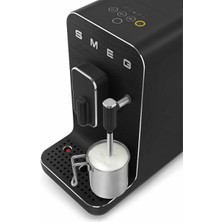 SMEG 50'S Style Full Mat Black Espresso Otomatik Kahve Makinesi Special Edition