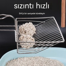 Aiyoujia Metal Kedi Kum Sıçrama Filtre Kedi Kum Kedisi Tel Pet Kedi Kum Sıçrama (Yurt Dışından)