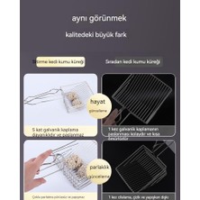 Aiyoujia Metal Kedi Kum Sıçrama Filtre Kedi Kum Kedisi Tel Pet Kedi Kum Sıçrama (Yurt Dışından)