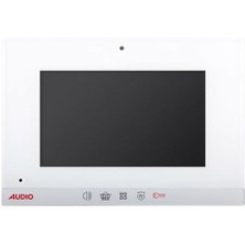 AUDIO 002618 7″ Görüntülü Diafon Ip - Lınux (Dokunmatik Butonlu) Beyaz