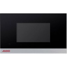 AUDIO 002605 4.3″ Görüntülü Diafon Ip - Lınux (Dokunmatik Ekranlı Alarmlı) Siyah