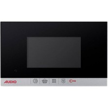 AUDIO 002601 4.3″ Görüntülü Diafon Ip - Lınux (Mekanik Butonlu) Siyah
