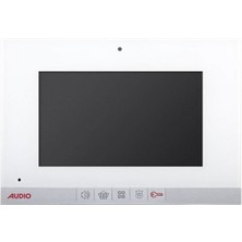 AUDIO 001188 7″ Görüntülü Diafon Bus Plus (Mekanik Butonlu) Beyaz