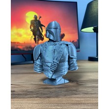 Star Wars Mandalorian Büst Figür 15 cm - Koleksiyon Parçası