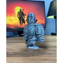 Star Wars Mandalorian Büst Figür 15 cm - Koleksiyon Parçası