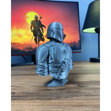 Star Wars Mandalorian Büst Figür 15 cm - Koleksiyon Parçası