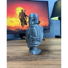 Star Wars Mandalorian Büst Figür 15 cm - Koleksiyon Parçası