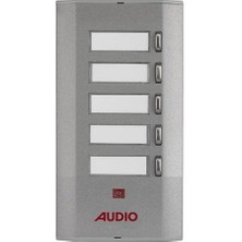 AUDIO 005233E E05 Yan Sıra Tek Butonlu Zil Paneli (Konsept) Kısa Panel 5' Li
