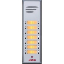 AUDIO 004849 E14 Çift Butonlu Zil Paneli (Basic) 14' Lü