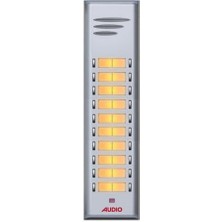 AUDIO 004849 E20 Çift Butonlu Zil Paneli (Basic) 20' Li