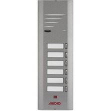 AUDIO 004813E E06 Tek Butonlu Zil Paneli (Konsept) 6' Lı