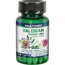 Multimed Valerian Root Kedi Otu Extract & Pasiflora 90 Kapsül