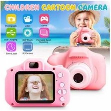 Mesro Store Mini Eğitici Çocuk Dijital Fotoğraf Makinesi Oyun+Video+Fotoğraf Çekimi 8GB SD KART HEDYELİ