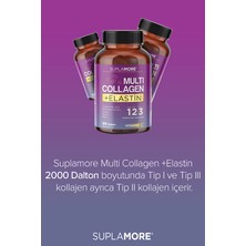 Suplamore Kolajen Multi Collagen & Elastin Tip1 Tip2 Tip3 Hidrolize Kolajen 90 Tablet