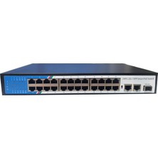 Apronx 24 Port 10/100 24 Poe Ports+2gb Uplink+1sfp 350W Switch