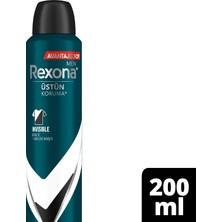 Rexona Men Erkek Sprey Deodorant Invisible Black & White 72 Saat Kesintisiz Üstün Koruma 200 ml