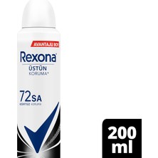 Rexona Kadın Sprey Deodorant Invisible Beyaz Iz Sarı Leke Karşıtı 72 Saat Kesintisiz Üstün Koruma 200 ml