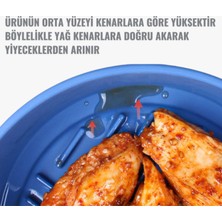 Dolphfin Air Fryer Silikon Pişirme Kabı Yemek ve Kek Kalıbı Xiaomi 3,5L ve Philips 4,1L Uyumlu Özel Tasarım