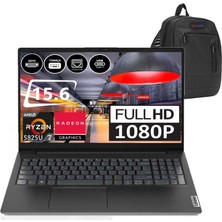 Lenovo V15 Gen3 Aba Amd Ryzen 7 5825U 24GB 1tb SSD Freedos 15.6" Fhd Taşınabilir Bilgisayar V82TV004LTX05+ZETTAÇANTA