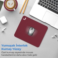 GoLite Bordo Mouse Pad 27x23 Cm Medium - Orta Boy Mousepad Klavye Fare Altlığı MP01